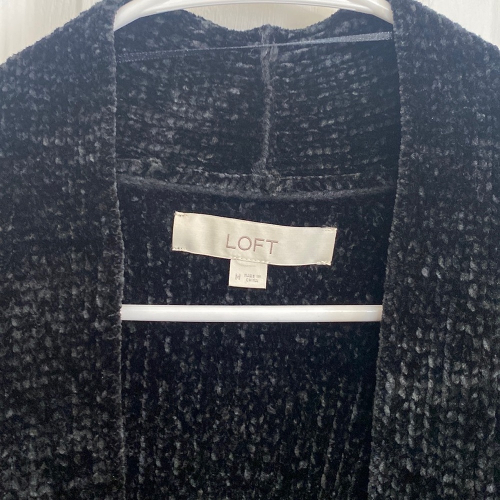 Midnight Blue Chenille Cardigan